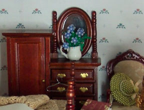 flowers on the dresser